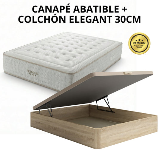 PACK CANAPÉ Y COLCHÓN ELEGANT 30CM
