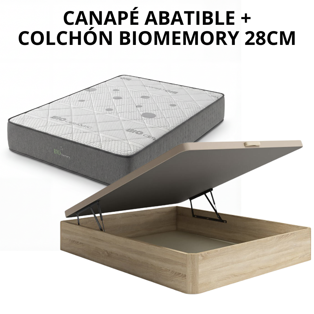 PACK CANAPÉ Y COLCHÓN BIOMEMORY 28CM